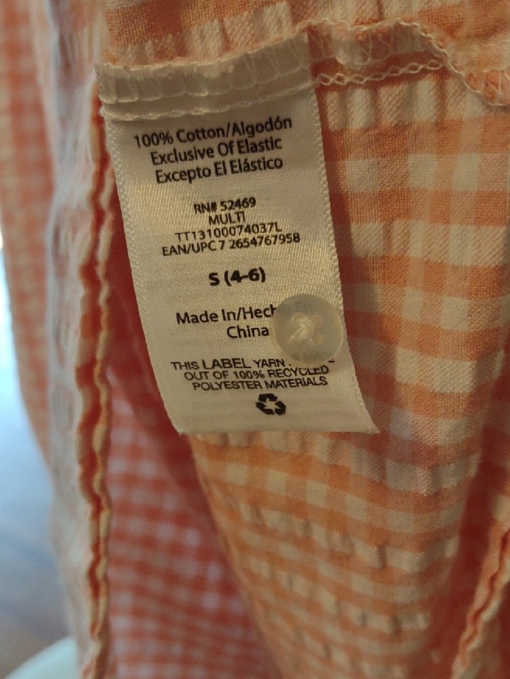 Pink Gingham Smocked Ruffle Dress - Picture 3 of 4